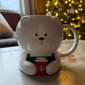 Starbucks White Bearista Mug